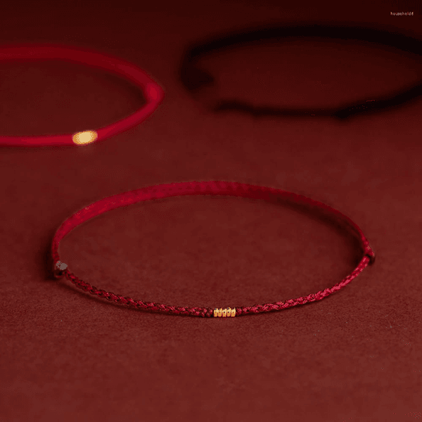 Charm Bracelets Red String Bracelet With Bead Kabbalah Protection Thread Handmade Good Luck Gift For 2 Women Men Girls Boysbracelet 2025