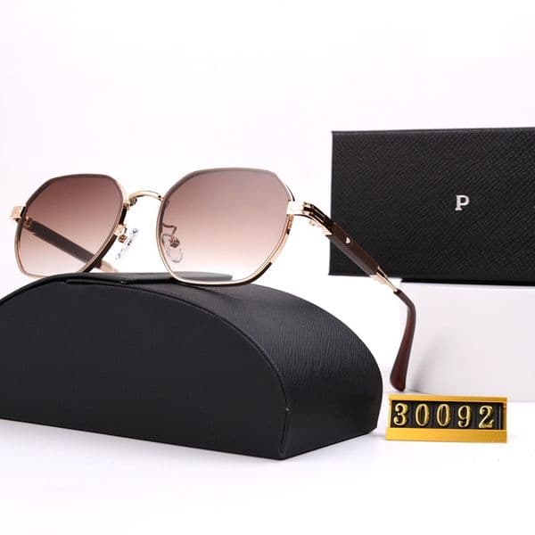Designer Sunglasses Mens Womens Brand luxury Metal Frame Polarized Classic black vintage summer Outdoor shades eyeglasses