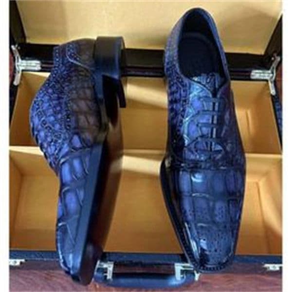Dyess Shoes Chweue Male yyuuLeieure Bwss Brogue Carving Genuine Cyodile Lether Enyud Of Brush Color Myewn Foywmal