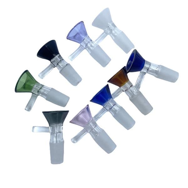 Smoking Pipes Colorful 14mm and 18 mm glass bowl nail for dry herb Accessories for bongs water pipes Random color