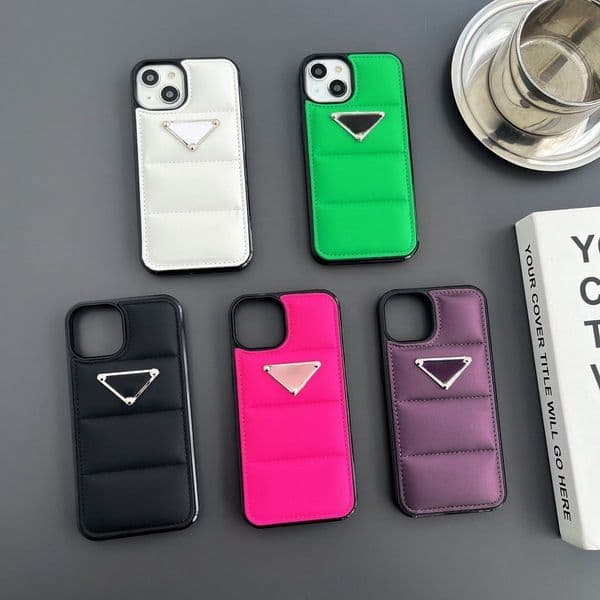 Designer Phone Case Down feather for Apple iPhone 15 14 pro max13 12 11 Pro 14 Plus Fashion Shockproof Mobile Cover