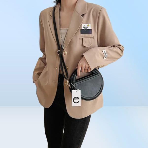 New Fashion Portable Handbag Women Single Shoulder Messenger Bags Small Round Bag Trend Bag