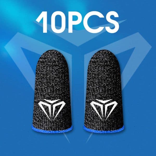 Communications 10PCS Mobile Phone Game Finger Goe Sleeve Breathable Anti-slip Fingertips for FPS MOBA Action Games as PUBG COD LOL CF