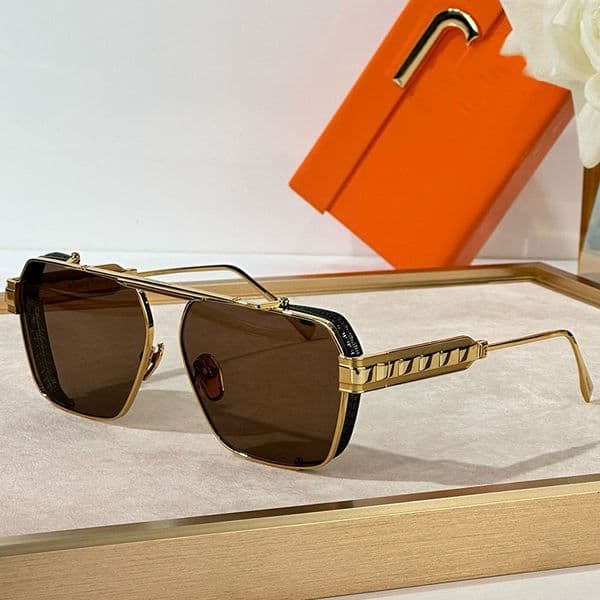 Trendy Mens Glasses 155F Brand Designer Mens Sunglasses Womens Sunglasses Punk Style Popular Design Craft Thickened Sunglasses Top Quality Box