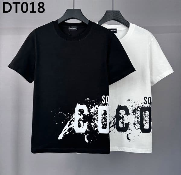 DSQ PHANTOM TURTLE Men's T-Shirts 2024SS New Mens Designer T shirt Paris fashion Tshirts Summer T-shirt Male Top Quality 100% Cotton Tops 1068