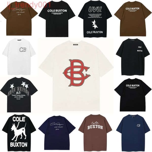 Cole buxton t shirt mens designer women clothing tops tshirt breathable Loose print femme vetements clothes Comfortable T Shirt Street Couple Top Short Sleeve bn