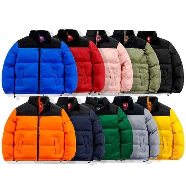 Mens designer north Winter Cotton womens Jackets Womens letter printing Men's Parkas Winter Couples Coat face Zippers Letters Printed men jackets Hooded Clothes