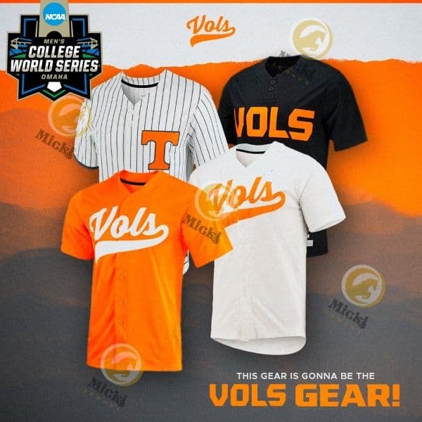 2024 MCWS TennesseeVolunteers Baseball Jersey Andre Lipcius Jay Charleston Ricky Martinez Justin Ammons Garrett Stallings Zach Linginfelter Jerseys