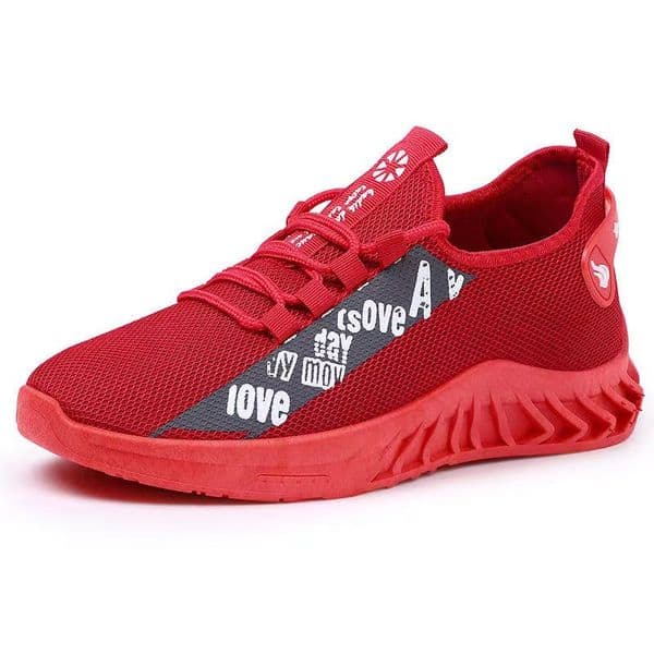 2026 2024 Men Sneakers Low-Top Letter Print Trainers Shock Absorbing Tennis Travel Walk Sport Shoes