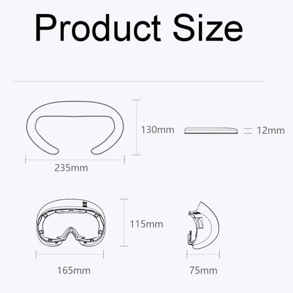 2023 New Face Bracket Sponge Face Pad Replacement for PICO 4 Headset Washable Sweat-Proof Leather Face Cover