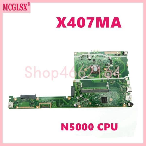 X407MA With N5000 CPU Notebook Mainboard For ASUS VivoBook X407MA X407M Laptop Motherboard 100% Tested Working OK