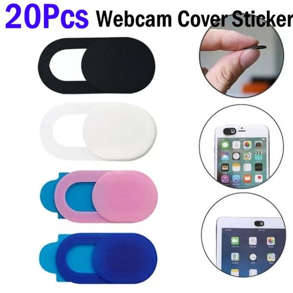 20Pack WebCam Cover Shutter 2025 Slider Ultra Thin Lens Cover For iPad new Pro Tablets PC Laptops Mobile Phone Privacy Protector Sticker