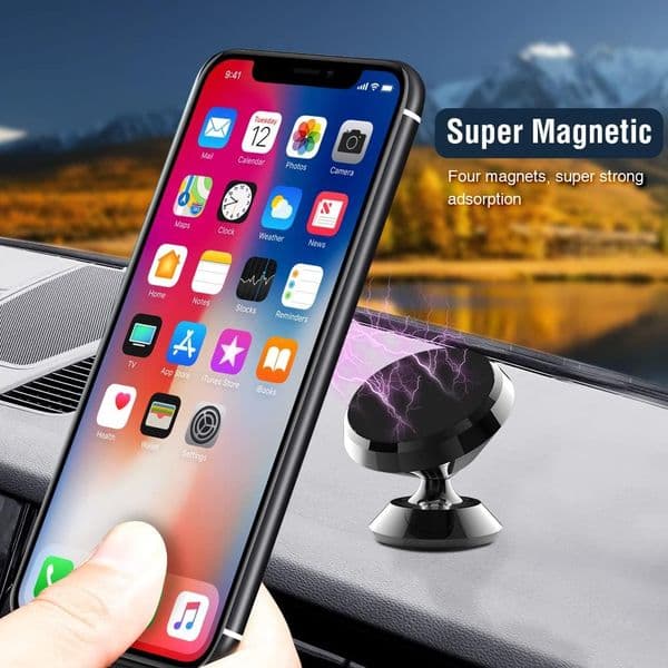 Magnetic Car Phone Holder Mobile Cell Phone Holder Stand Magnet Mount Bracket In Car For iPhone 13 12 Samsung Redmi Xiaomi