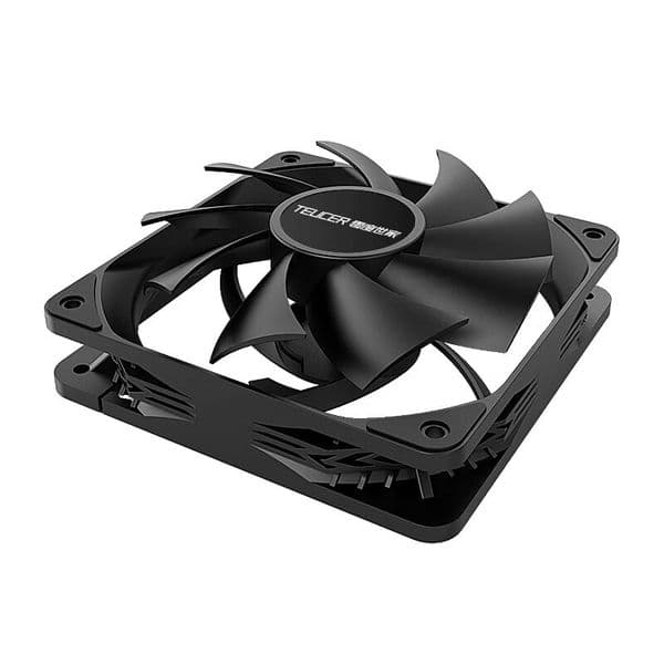 TEUCER B12025 12cm PC Case CPU Cooler 1800RPM 4PIN PWM High performance Mute Ventilador Desktop Chassis Cooling Fan