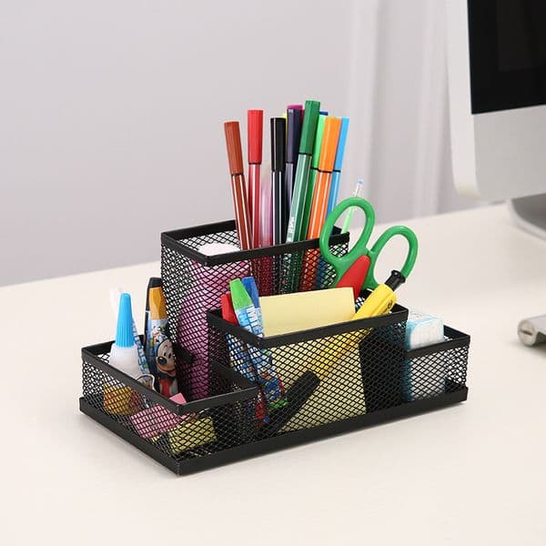 Desktop office supplies multifunctional pen holder barbed wire creative combination stationery pen holder medium and high combination Pen Holder