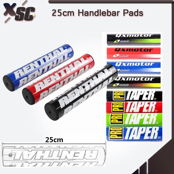 250mm 7/8" Handlebar Crossbar Bar Pad Round Bar Handlebars Pads Dirt Pit Bike Motocross Motorcycle ATV Quad Chest Protector
