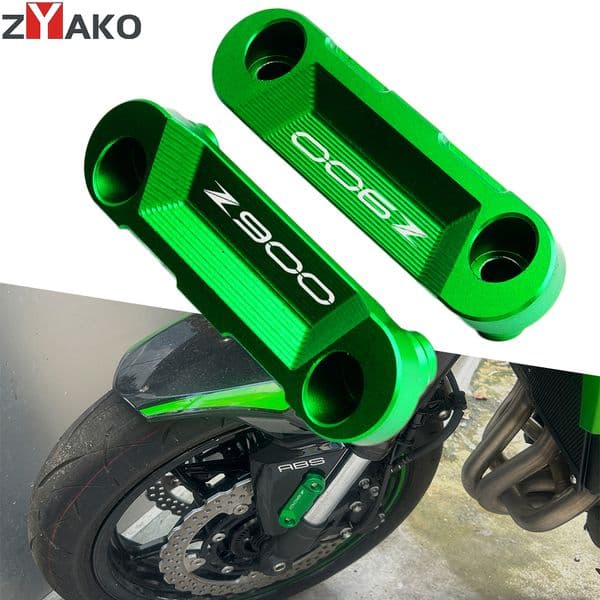 2PCS For Z900 2023 Z 900 2017-2023 2022 Z900RS 2021 Z900SE Motorcycle Front Axle Coper Plate Decorative Cover CNC