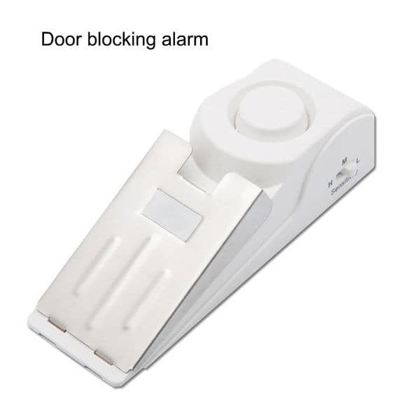 Security Door Stop Alarm Intelligent Stopper Portable Alert Burglar For Traveling Office Home Hotel