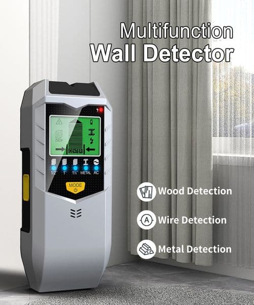 MOCITA 5 In 1 Stud Wall Scanner For AC Wire Metal Wood Detector Electronic Measuring Instruments Tools