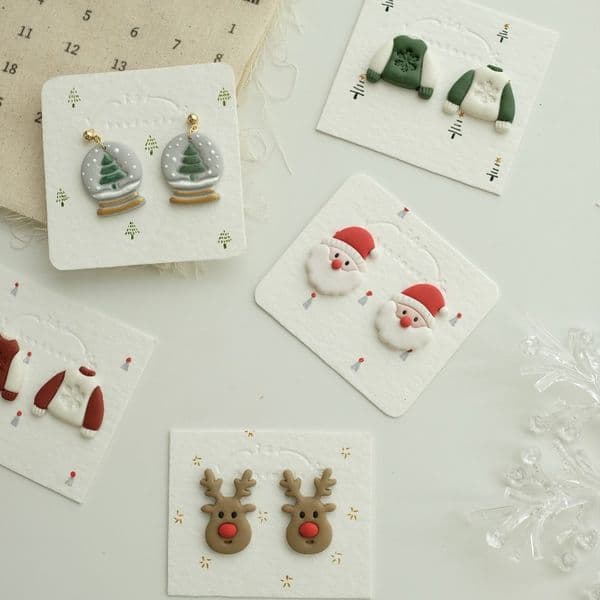 Elk Sweater Shapes Polymer Clay Cutter Soft Pottery DIY Earrings Jewelry Pendant Cutting Mold Jewelry Modeling Pottery Tool