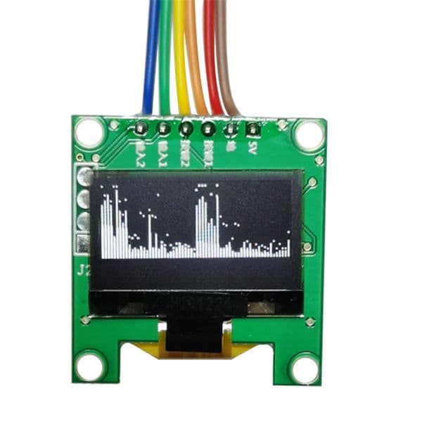 New Mini 0.96 Inch OLED Stereo Music Spectrum Display Analyzer Amplifier Audio Level Indicator Rhythm Analyzer