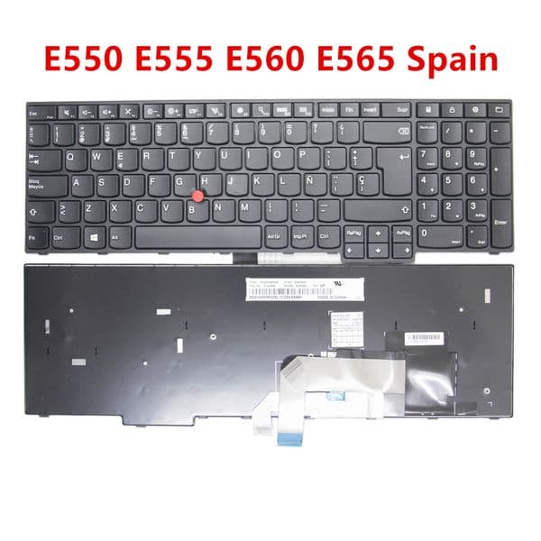 100%New US/SP/Spain Keyboard For Thnikpad E550 E555 E560 E565 E570 E575 English Laptop Keyboard
