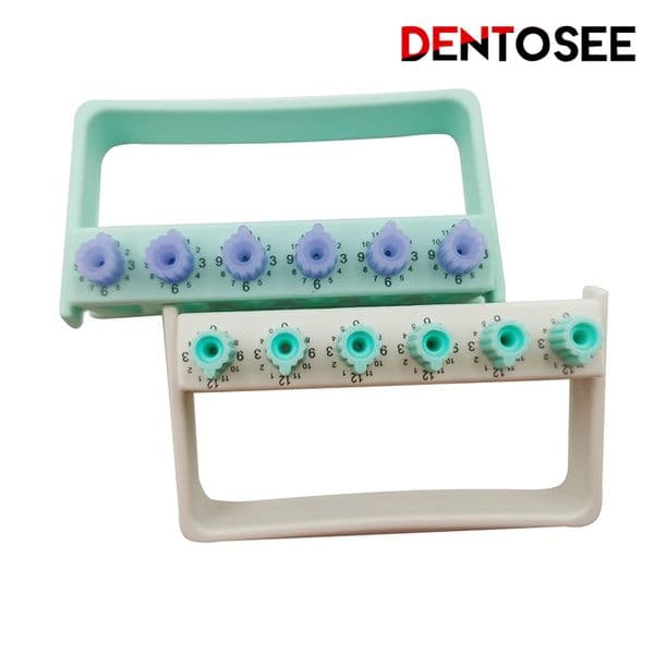 6 Holes Dental Counting Root Canal File Sterilizing Rack Endo Files Holder Autoclavable Dental Instrument