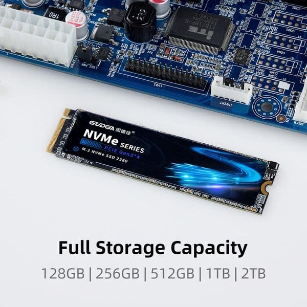 GUDGA M.2 SSD PCIe NVME 128GB 256GB 512GB 1TB Gen3*4 Solid State Drive M.2 2280 Internal Hard Disk HDD For Laptop PC Desktop