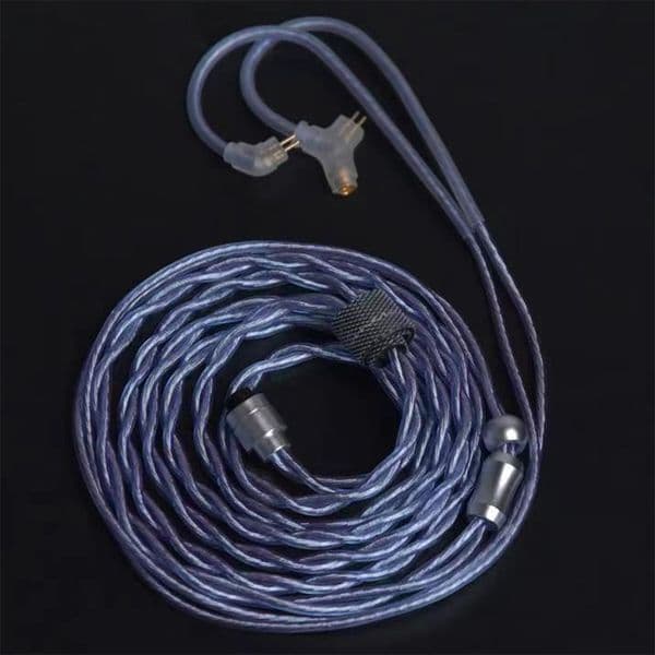 Kinera Gramr Modular Microphone Boom Mic Upgrade Cable for Earphones 3.5+4.4mm OFC Silver Plated 2-pin 0.78mm/MMCX Connector1.5M