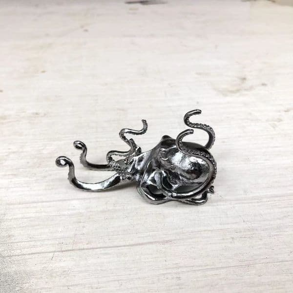 Octopus Mobile Phone Holder,,Golden Cuttlefish Mobile Phone Support Zinc Alloy
