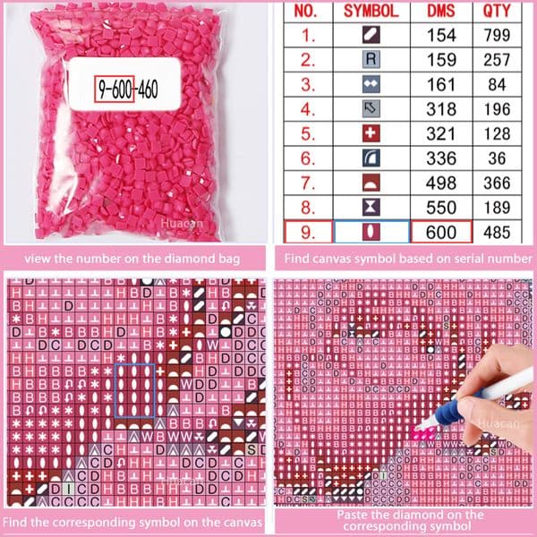 Huacan 5D Diamond Painting New Arrivals Tulipa Home Decor Embroidery Mosaic Flower Full Square Round Handmade Gift