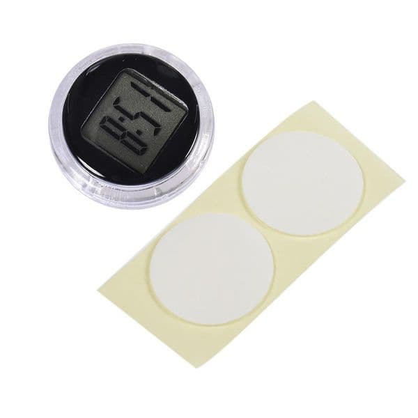 Motorcycle Meter Waterproof Durable Motorcycle Digital Thermometer Clock Motorbike Interior Watches Instrument Accessories