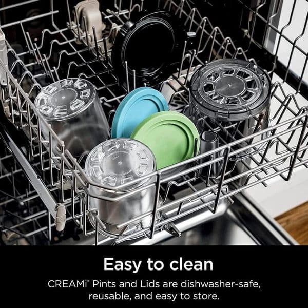 Ice Cream Pints Cup For Ninja For NC299AM C300s Series Reusable Ice Yogurt Container Storage Jar With Sealing Lid Leak Proof