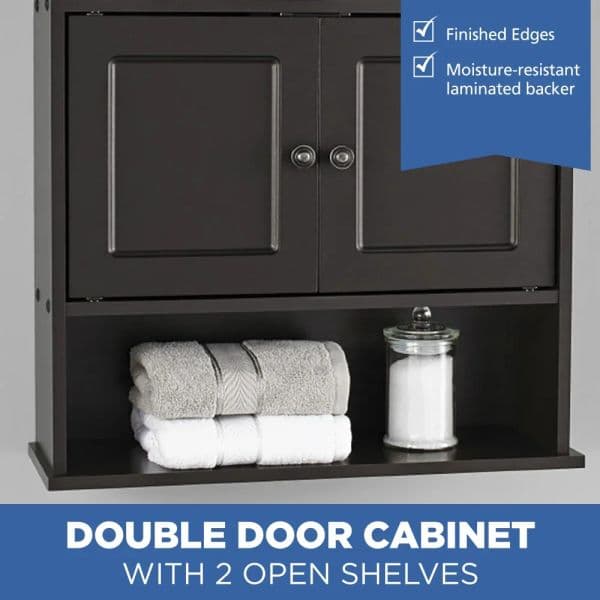 Bathroom Wall Mounted Storage Cabinet with 2 Shelves, Bathroom Cabinet
