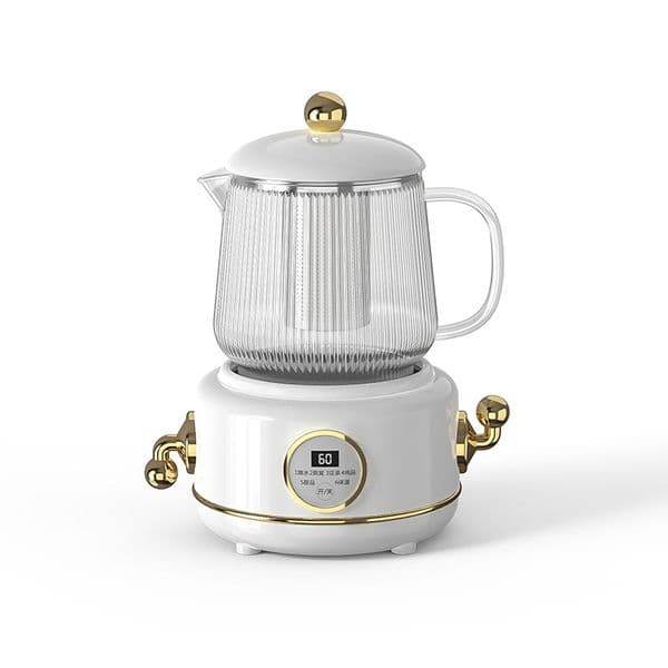 600ml Electric Kettle Tea Pot Health Preserving Pot Boiled Water Pot Kettle Glass Stew Cup Multifunctional Teapot Home Office