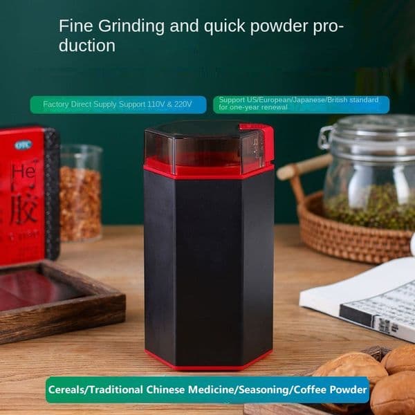110V 220V Electric Coffee Grinder Small Household Grinding Machine for Dry Mill and Wet Milling Machine