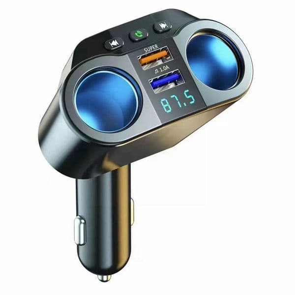 3.1a Dual Usb Car Charger 2 Port Lcd Display 12-24v Cigarette Socket Lighter Fast Car Charger Adapter For Car Suv Minivan U1u8