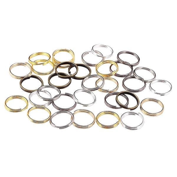 Connectors Crafts Open Double Jump Rings Split Rings Wholesale 4~12mm Jewelry Making Findings DIY Handmade