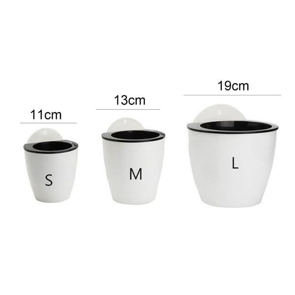Wall Hanging Nursery Planter Large Capacity Practical Flower Pot Resin Round Plant Pot Garden Supplies For Flowers
