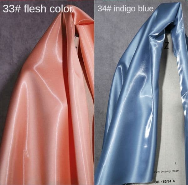 Reflective Fabric Liquid Satin Glossy By The Meter for Clothes Dresses Diy Hanfu Sewing Designer Smooth Silky Cloth Drape