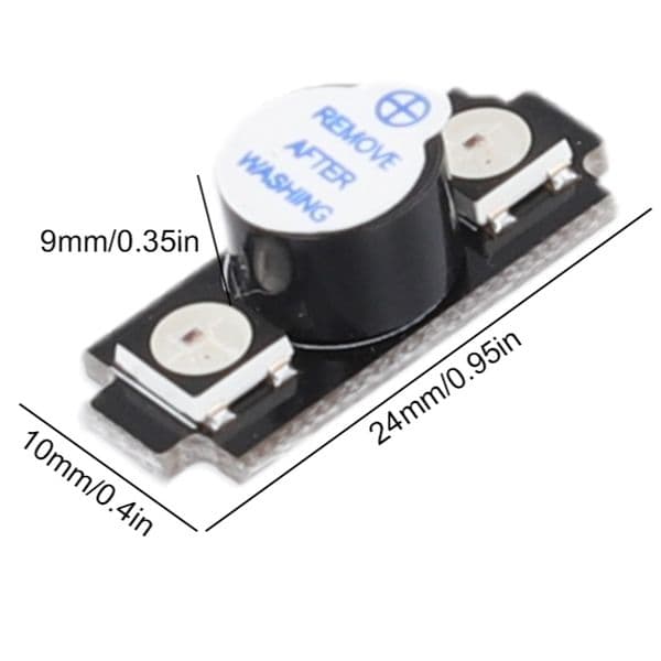 WS2812 Speaker Buzzer Colorful RGB LED Beep Speaker Active Alarm Buzzer Beeper For RC FPV Freestyle Drones Replacement DIY Parts