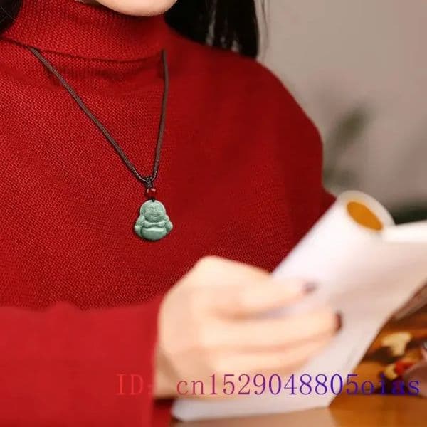 Green Burmese Jadeite Pendant Gifts for Women Accessories Jade Natural Stone Man Real Men Gemstones Talismans Necklace Jewelry