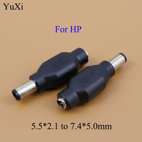 DC Power Adapter 7.4x5.0mm/4.5x3.0mm Male Plug to 5.5x2.1mm Female Jack DC Power Charger Plug For HP Notebook pc laptops 5.5 2.1