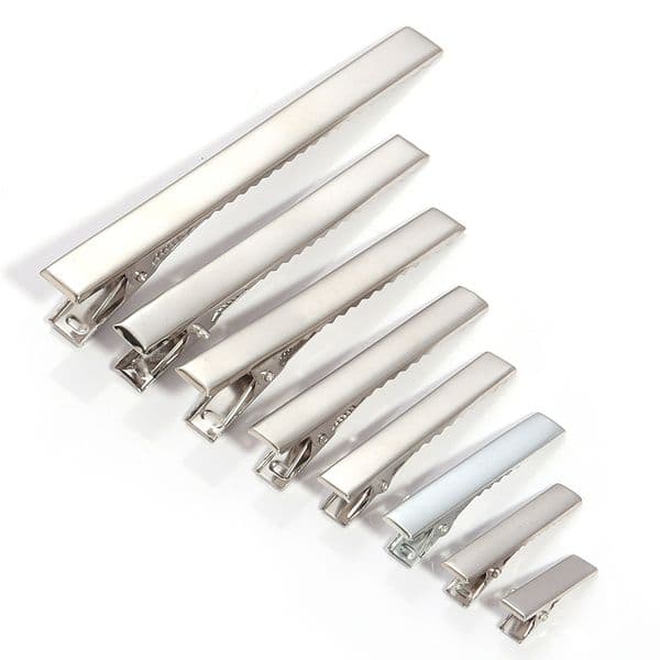 Single Prong Alligator Hair Clips Duckbill Hair Clip For Jewelry Making Hairpins Base Makeup Clips Hairpin Findings Accessories