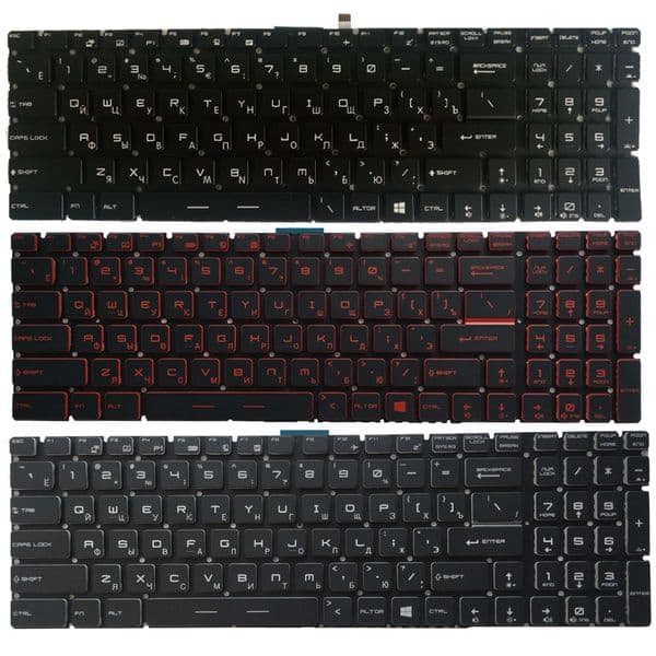 NEW RU Russian Laptop Keyboard For MSI MS-16P3 MS-16P5 GP63VR MS-16P4 GF62 GF62VR GF72VR GP73 MS-17C6 MS-17C7 GT62VR GT72VR