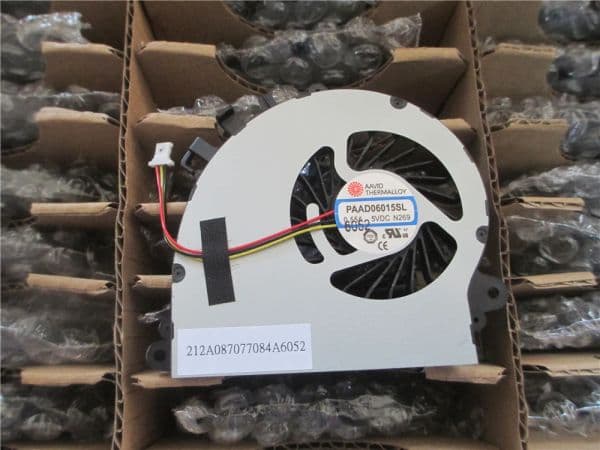 CPU GPU fan for MSI GS70 GS72 MS-1771 MS-1773 UX7 7G-700 GTX 765M AAVID PAAD06015SL N197 0.55a 5vdc N184 N229 N346 N269 3-Pin