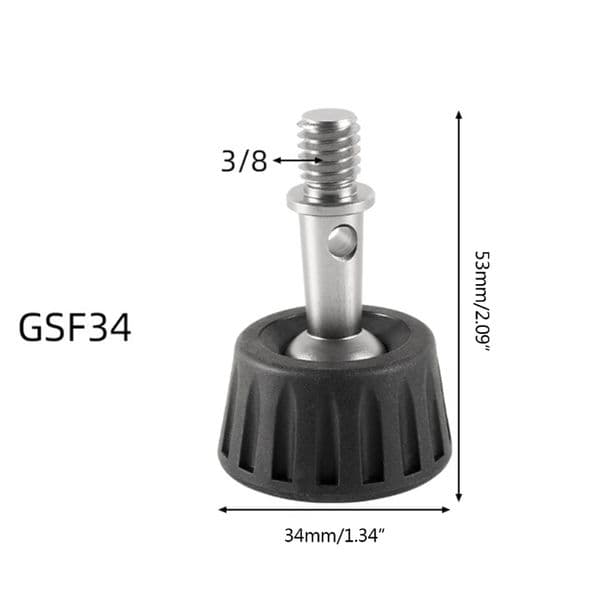Rubber Tripod Foot 34/37/50/68mm Universal Tripod Foot Pad 360 Degree Rotating