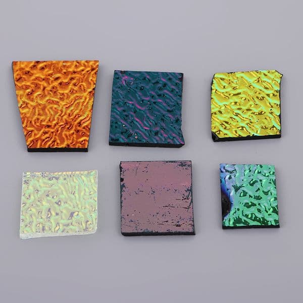 1Oz Dichroic Glass COE 90 Mixed Scraps For Jewelry Pendants Charms Making