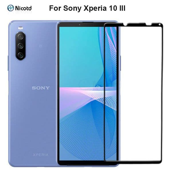 2Pcs Screen Protector for Sony Xperia 1 II III Premium Tempered Glass For Xperia 5 II III Protective Glass For Xperia 10 II III