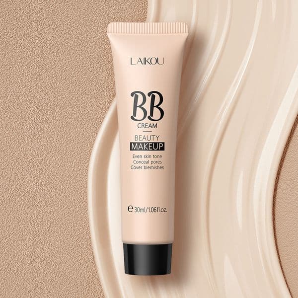 LAIKOU BB Cream Long Lasting Waterproof Even Skin Tone Conceal Pores Cover Blemishes Face Makeup 30ml